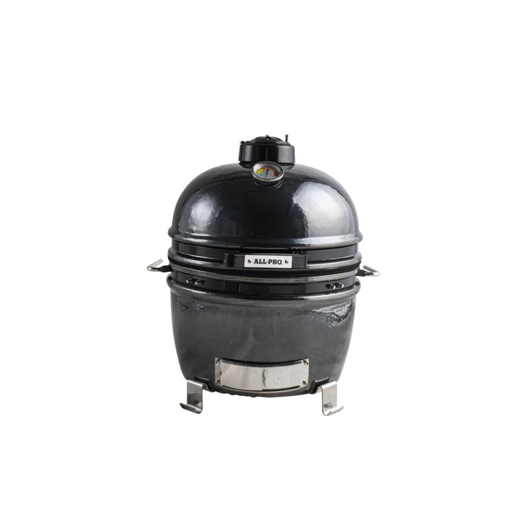 All Pro 11 In. Outdoor Convenience Series Ceramic Kamado Grill Cooker